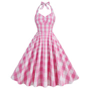 Barbie dress, Vintage 1950's floral dress 1950's pin up, 1950's summer dress fifties new look, retro, polka dot, rockabilly