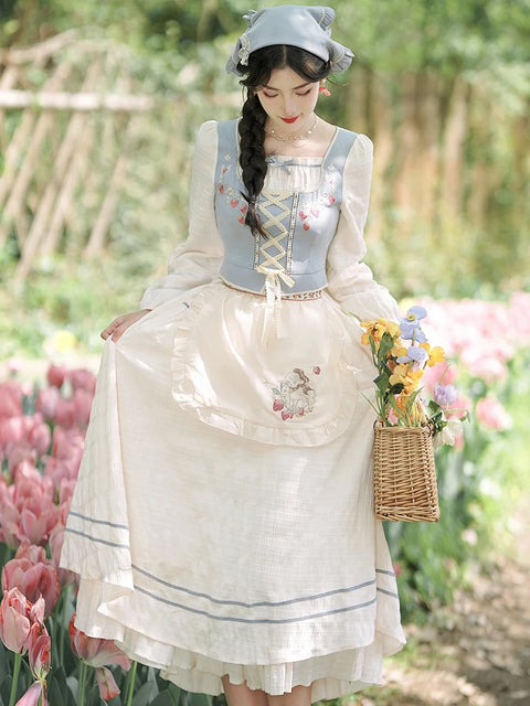linen vintage dresses MARY 18