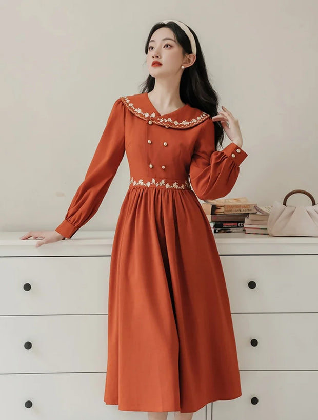 Corisande vintage dress, Vintage French dress, vintage dress, fairy, cottagecore dress, French dress, 1940s