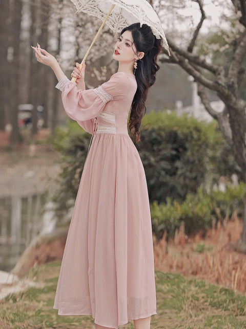 chiffon fairy dress Summer Women Long Dress Suspender Ruffles Chiffon Fairy Dress White Apricot Korean Elegant Feminine Holiday Beach Party Dresses 240810