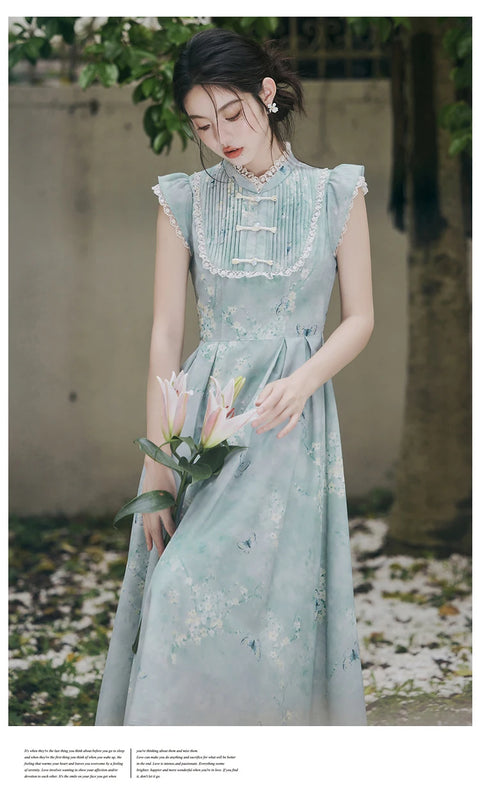 Nancy vintage dress, Vintage asian dress, vintage dress, fairy, cottagecore dress, 1940s