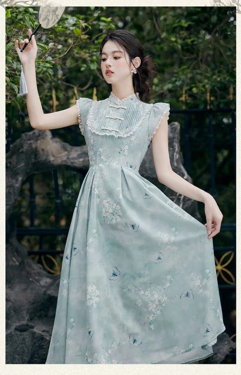 Nancy vintage dress, Vintage asian dress, vintage dress, fairy, cottagecore dress, 1940s