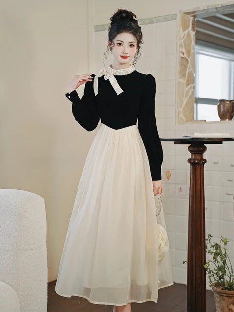 Delphine Elegant Retro-Inspired Velvet Dress with Ribbons and Beads, vintage dress, Vintage French dress, vintage dress, fairy, cottagecore dress, French dress, 1940s Delphine Elegant Retro-Inspired Velvet Dress with Ribbons and Beads, vintage dress, Vintage French dress, vintage dress, fairy, cottagecore dress, French dress, 1940s