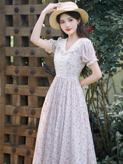 Leontine vintage dress, Vintage French dress, vintage dress, fairy, cottagecore dress, French dress, 1940s