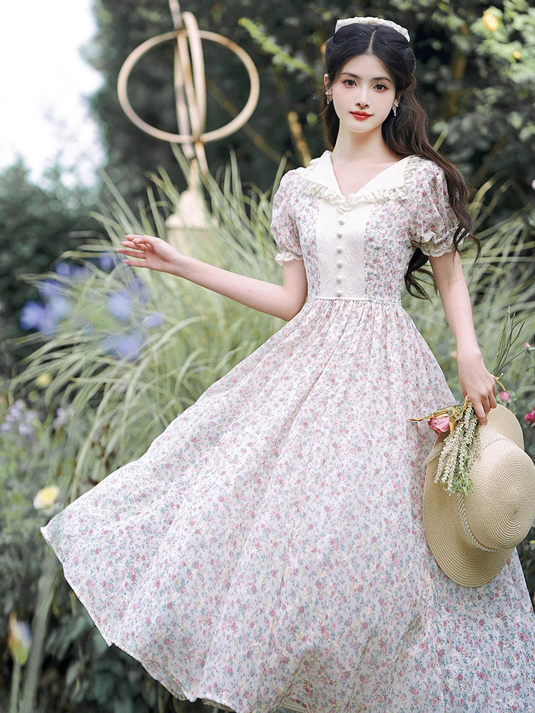 Leontine vintage dress, Vintage French dress, vintage dress, fairy, cottagecore dress, French dress, 1940s Leontine vintage dress, Vintage French dress, vintage dress, fairy, cottagecore dress, French dress, 1940s