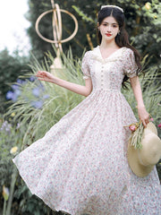 Leontine vintage dress, Vintage French dress, vintage dress, fairy, cottagecore dress, French dress, 1940s