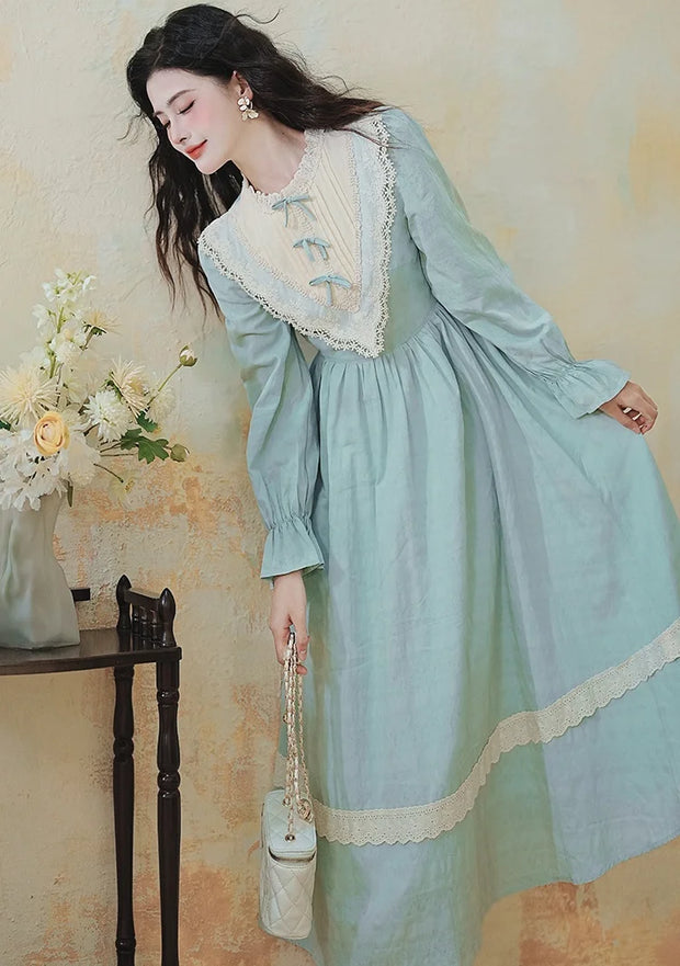 Beatrix Chic Vintage Jacquard Dress with Bell Sleeves, vintage dress, Vintage French dress, vintage dress, fairy, cottagecore dress, French dress, 1940s