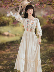 Zenobia vintage dress, Vintage French dress, vintage dress, fairy, cottagecore dress, French dress, 1940s