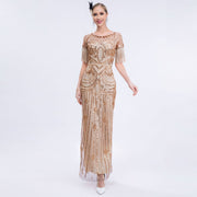 Marceline Flapper Gatsby Dress, Prom Fringe Dress 1920s Vintage inspired Great Gatsby Art Deco Charleston Downton Abbey Bridesmaid Wedding