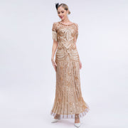 Marceline Flapper Gatsby Dress, Prom Fringe Dress 1920s Vintage inspired Great Gatsby Art Deco Charleston Downton Abbey Bridesmaid Wedding