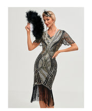 Tallulah Flapper Gatsby Dress, Prom Fringe Dress 1920s Vintage inspired Great Gatsby Art Deco Charleston Downton Abbey Bridesmaid Wedding