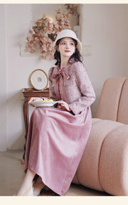 Tilda vintage dress, Vintage French dress, vintage dress, floral dress, cottagecore dress, French dress, coat dress, 1940s