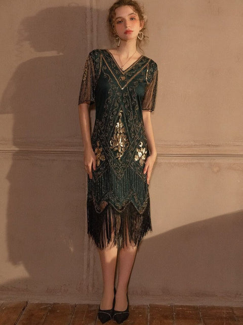 Agatha Flapper Gatsby Dress, Prom Fringe Dress 1920s Vintage inspired Great Gatsby Art Deco Charleston Downton Abbey Bridesmaid Wedding Agatha Flapper Gatsby Dress, Prom Fringe Dress 1920s Vintage inspired Great Gatsby Art Deco Charleston Downton Abbey Bridesmaid Wedding