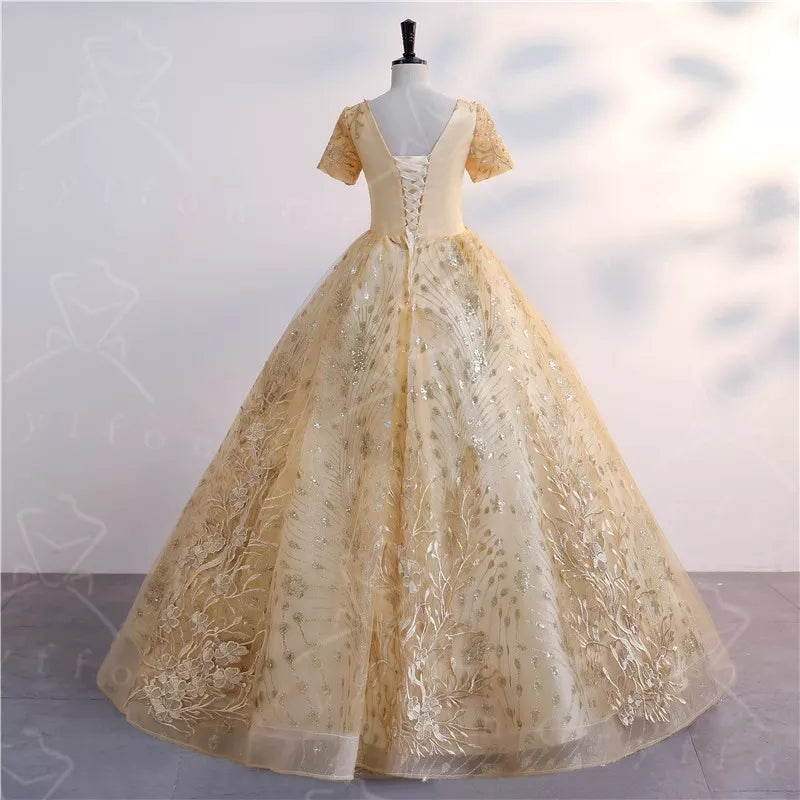 strapless open back dress Disney Belle dress, princess, princess, glamour, elegance, party dress, prom,  graduation, fairytale, elegance, party dress, bella