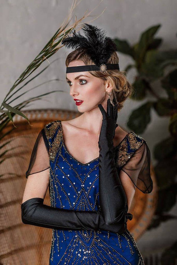 Vestido Flapper Gatsby Agnes, Abschlussballkleid der 1920er Jahre Great Gatsby Art Deco Downton Abbey Brautjungfer Hochzeitsempfang