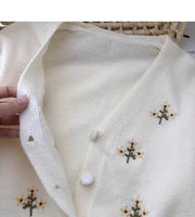 Sharon cardigan, vintage cardigan, dirndl cardigan, knitted cardigan, dirndl, floral cardigan, sweater, vintage, 1940s, 1950s