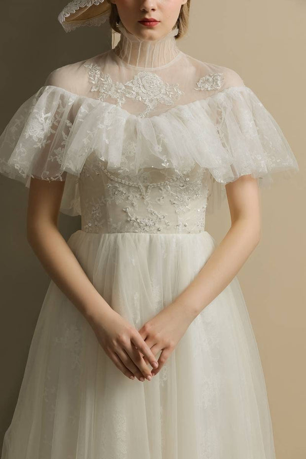 Vestido de novia Abbie, Victoriano, Viktorianisches Kleid, Vittoriani, Robe Victorian, Viktorianisches, Vintage Dress, French, Hochzeitskleid