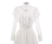 Veronica wedding dress, victorian, Victorian dress, vittoriani, Robe victorienne, Viktorianisches, Vintage Dress, French, wedding gown