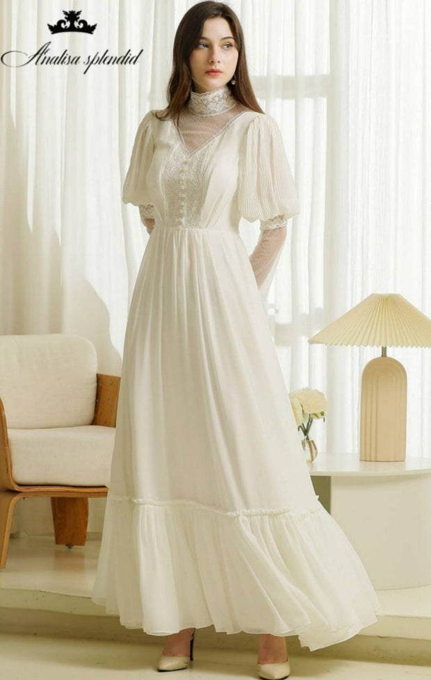 Elisa wedding dress, victorian, Victorian dress, vittoriani, Robe victorienne, Viktorianisches, Vintage Dress, French, wedding gown