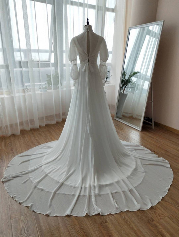 Vestido de novia Silvia, Victoriano, Viktorianisches Kleid, Vittoriani, Robe Victorian, Viktorianisches, Vintage Dress, French, Hochzeitskleid