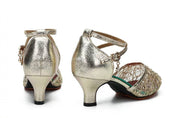 Flapper Gatsby heels, Prom 1920s Vintage inspired Great Gatsby Art Deco Charleston Downton Abbey Bridesmaid Wedding High heels retro