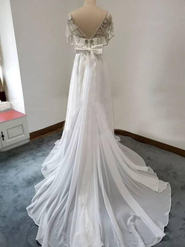 Vestido de Novia Sofía, Victoriano, viktorianisches Kleid, Edwardian, Gatsby Victorian, Vintage-Kleid, Französisch, Hochzeitskleid, 1900er, 1910er Jahre
