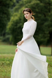 Vestido de novia Tiana, Victoriano, Viktorianisches Kleid, Vittoriani, Robe Victorian, Viktorianisches, Vintage Dress, French, Hochzeitskleid