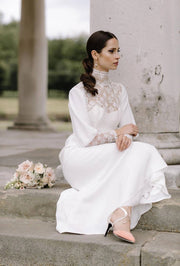 Vestido de novia Claire, Victorian, Viktorianisches Kleid, Vittoriani, Robe Victorian, Viktorianisches, Vintage-Kleid, Französisch, Hochzeitskleid