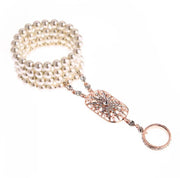 Bracelet Flapper Gatsby, 20's rhinestone pearls art déco headband 1920's Headpiece fascinator, Bridal, bracelet, pulsera