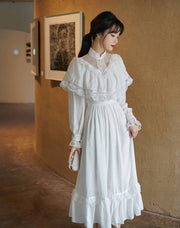Vestido de novia Lina, Victoriano, Viktorianisches Kleid, Vittoriani, Robe Victorian, Viktorianisches, Vintage Dress, French, Hochzeitskleid
