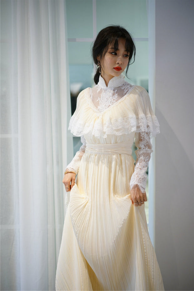 Rose wedding dress, victorian, Victorian dress, vittoriani, Robe victorienne, Viktorianisches, Vintage Dress, French, wedding gown