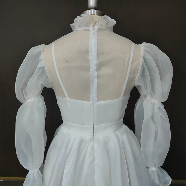 Vestido de Novia Nicole, Victoriano, viktorianisches Kleid, Vittoriani, Robe Victorian, Vintage-Kleid, Französisch, Hochzeitskleid, Organza