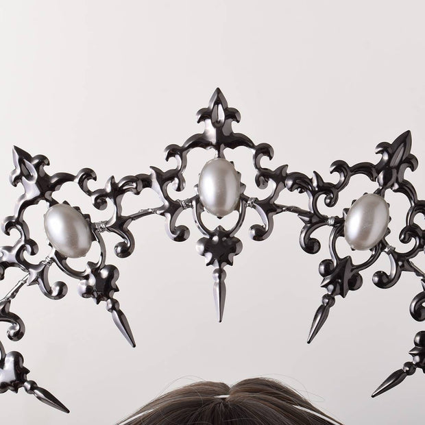 Crown headband, Virgin Mary, baroque, crown, vintage, headpiece, crown, queen, costume, lolita, gothic, holy crown