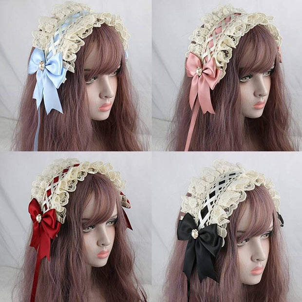 Headband, harajuku, vintage japanese headpiece, lolita, japanese, kawaii, costume, anime, gothic, manga