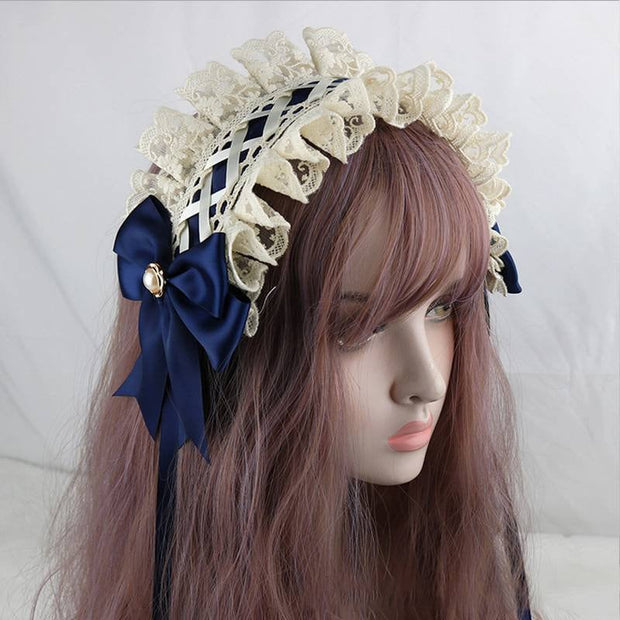 Headband, harajuku, vintage japanese headpiece, lolita, japanese, kawaii, costume, anime, gothic, manga