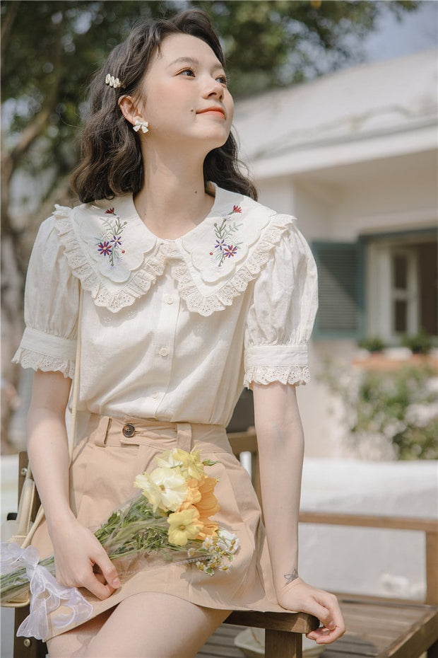 Augusta blouse, vintage blouse, vintage, 1980s, 1990s, cottagecore, french blouse, retro blouse, dirndl, dirndl, boho, 1940s
