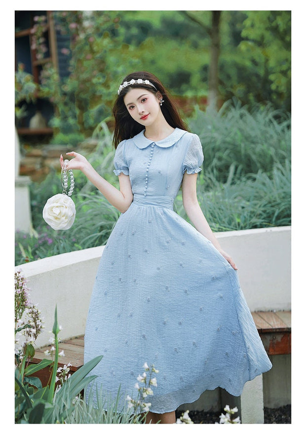 Edwina vintage dress, Vintage French dress, vintage dress, floral dress, cottagecore dress, French dress, floral dress, 1940s